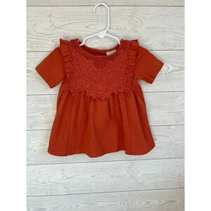 Rachel Zoe salmon orange Dress Size 12 months